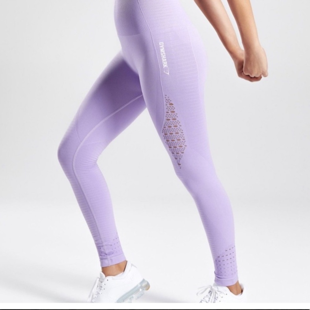 Gymshark energy+ seamless purple leggings